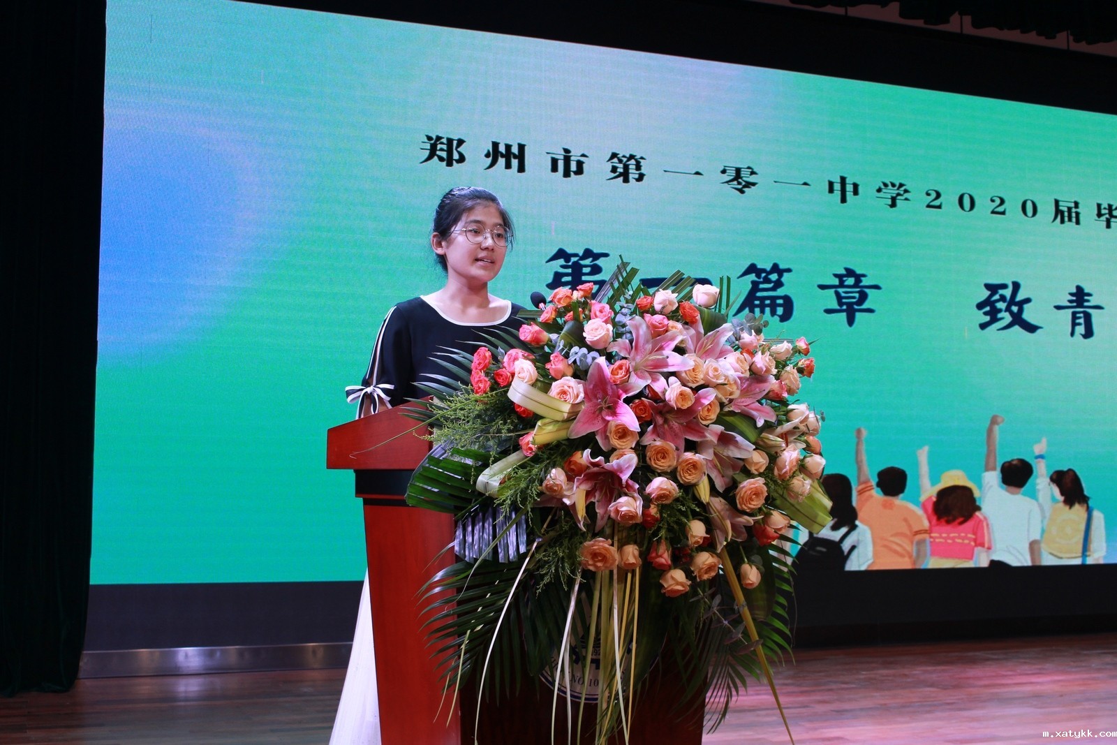 1594542260753873.jpg 6毕业生代表孙洁同学发言.JPG