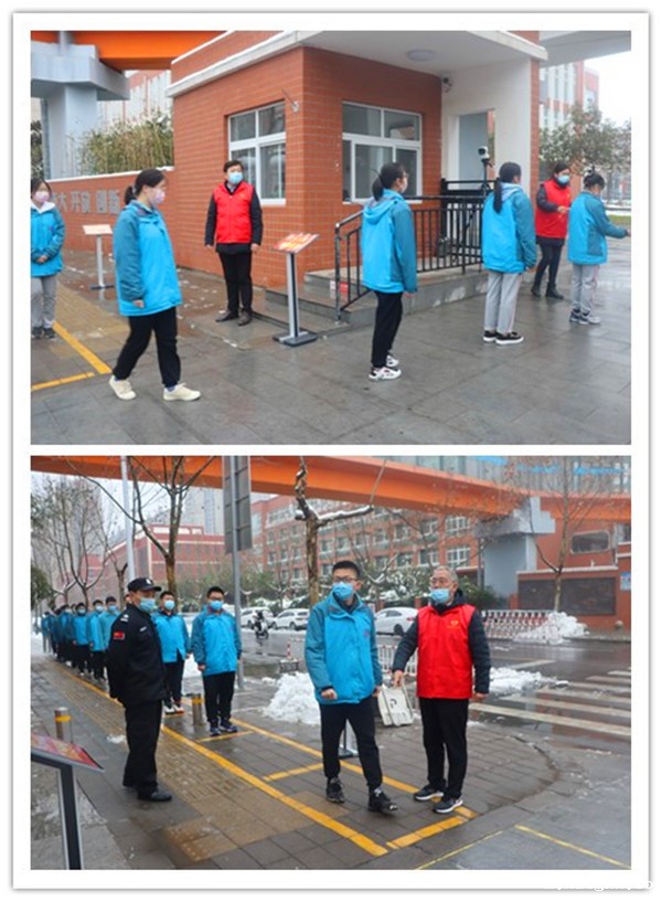 1614247144785545.jpg 2学生模拟演练排队入校.jpg